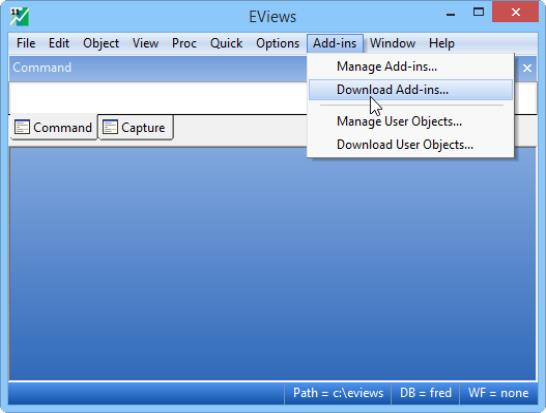 eviews 3.1 software